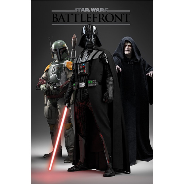 Poster Star Wars Battlefront (lato oscuro)