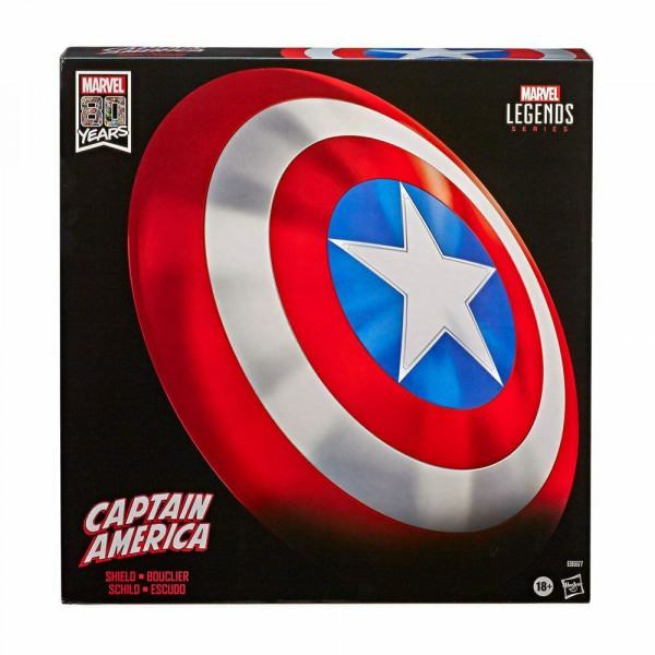 Marvel Legends 80° Anniversario Scudo Di Captain America PVC Hasbro