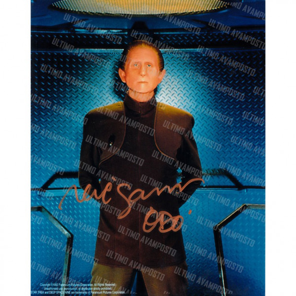 Autografo René AuberjonoisStar Trek DS9 Foto 20x25