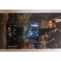Autografo Sonequa Martin-Green & Jason Isaacs - Star Trek Discovery Foto 20x25