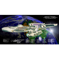 Poster Enterprise NCC 1701 Cutaway Refit 