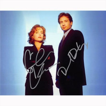 Autografo David Duchovny & Gillian Anderson - The X-Files 20X25