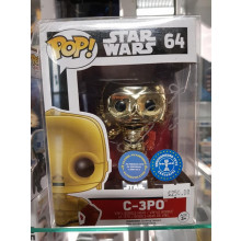 Autografo Anthony Daniels Funko Pop! 2 Star Wars C-3PO #64 