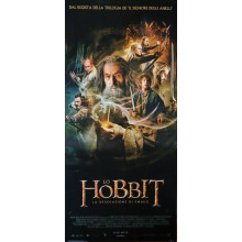 Locandina The Hobbit la Desolazione di Smaug italia 33x70