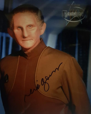 Autografo René Auberjonois 8 Star Trek DS9 Foto 20x25