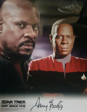 Autografo Avery Brooks Star Trek DS9 - 4 - Foto 20x25