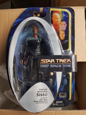 Autografo Every Brooks Star Trek Deep Space Nine Sisko 