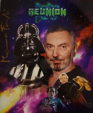 Autografo Massimo Foschi Darth Vader Doppiatore  Foto 20x25