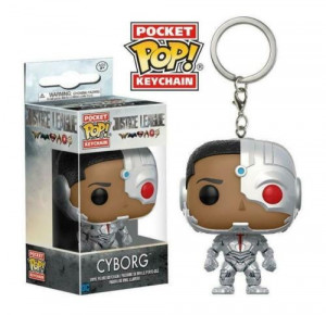 Funko Pocket POP! Keychain Portachiavi Justice League Cyborg