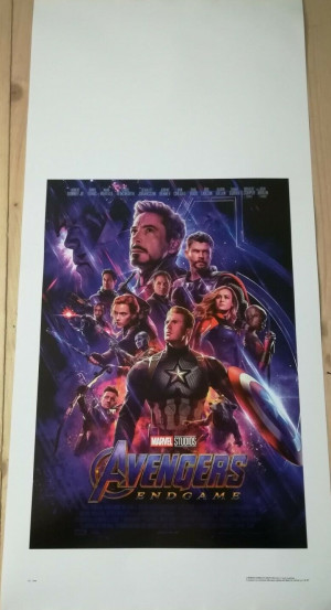 Avengers Endgame (2019) Locandina cm 33x70 