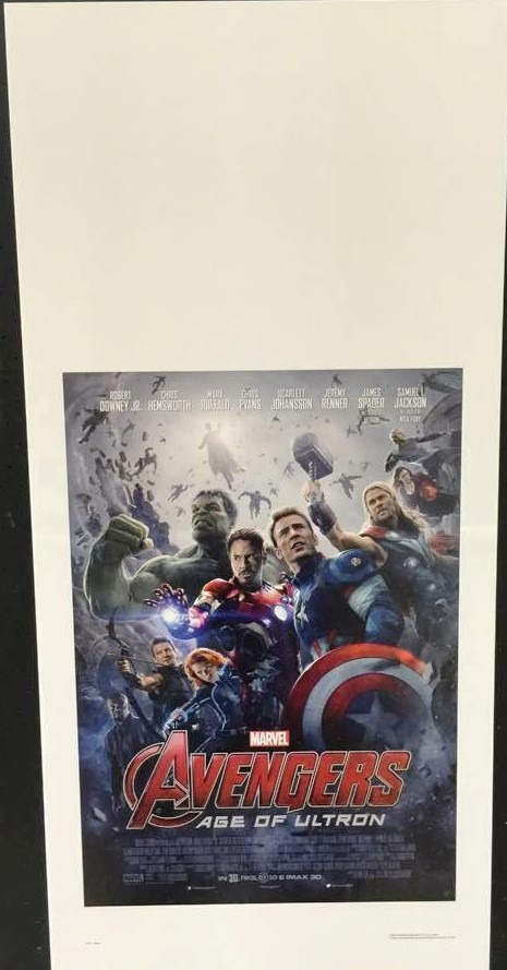 Avengers age of ultron Locandina cm 33x70