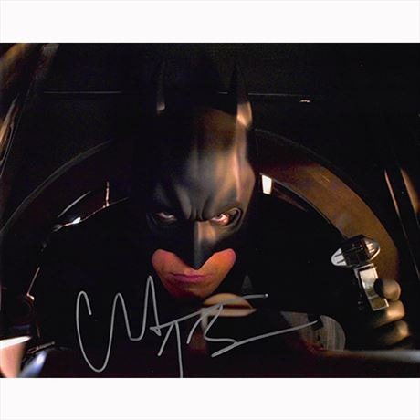 Autografo Christian Bale -5  Batman The Dark Knight Foto 20x25