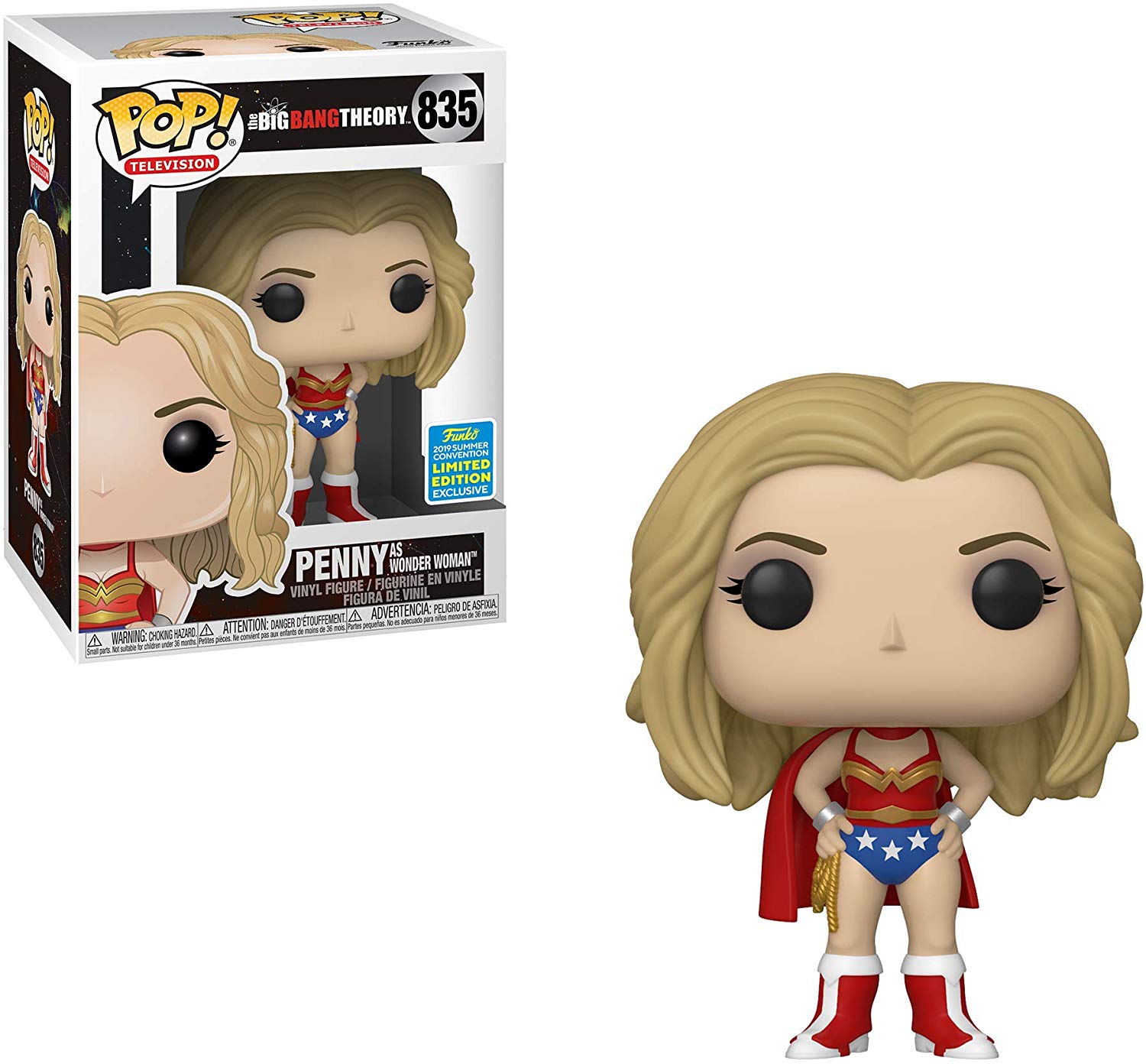 Funko Pop! Big Bang Theory: Penny as Wonder Woman #835 SDCC2019