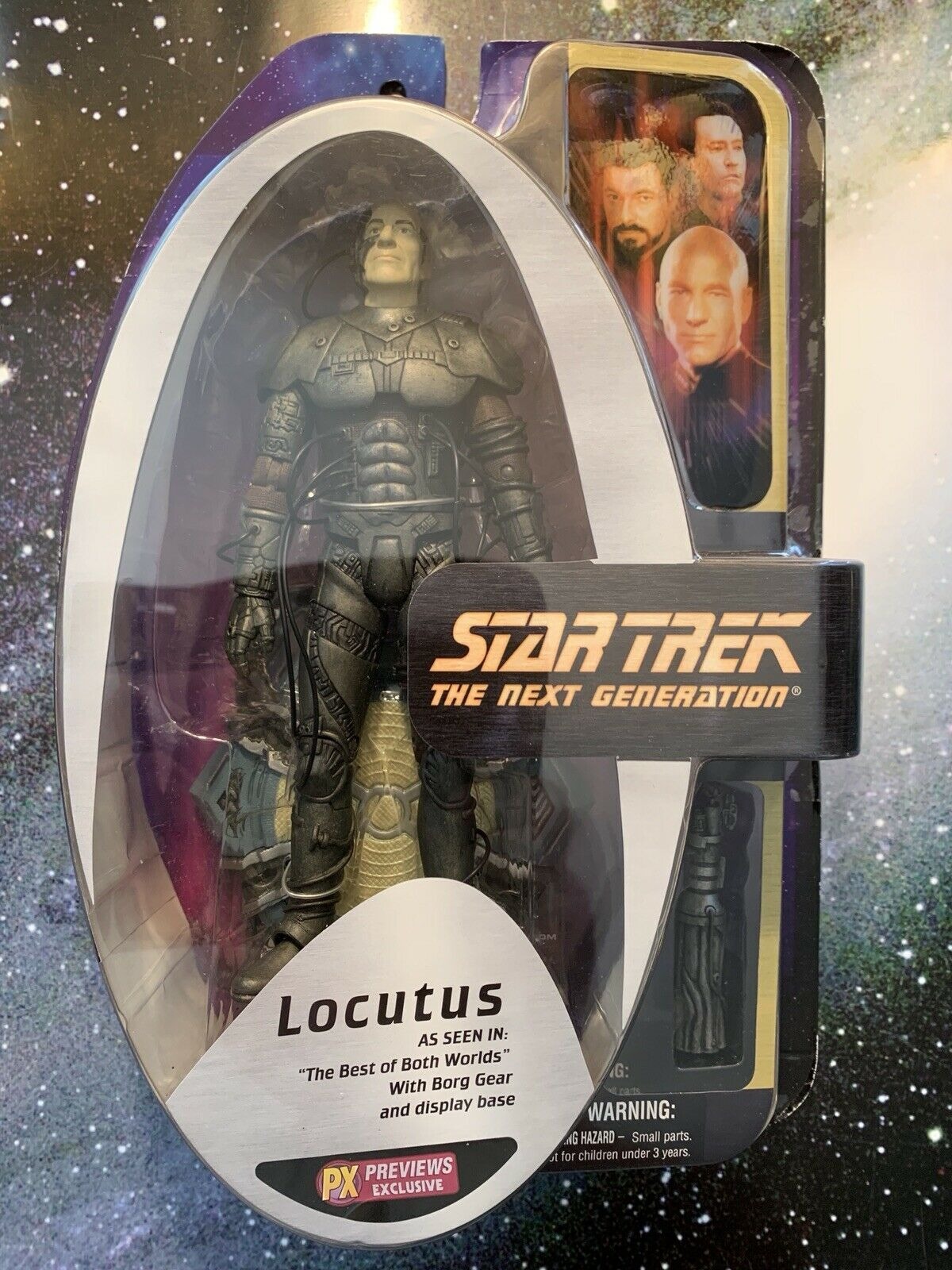 Star Trek Next Generation LOCUTUS PICARD Diamond Select 