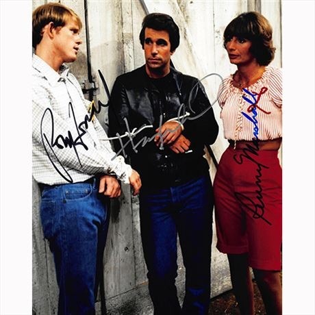 Autografo Happy Days Cast  Foto 20x25 