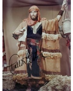 Autografo Charlton Heston (I DIECI COMANDAMENTI) Foto 20x25