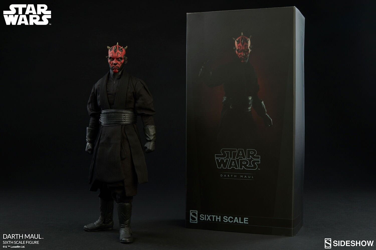 Sideshow Star Wars 'Darth Maul Duel On Naboo' 1:6 Scale 12 inch EXCLUSIVE