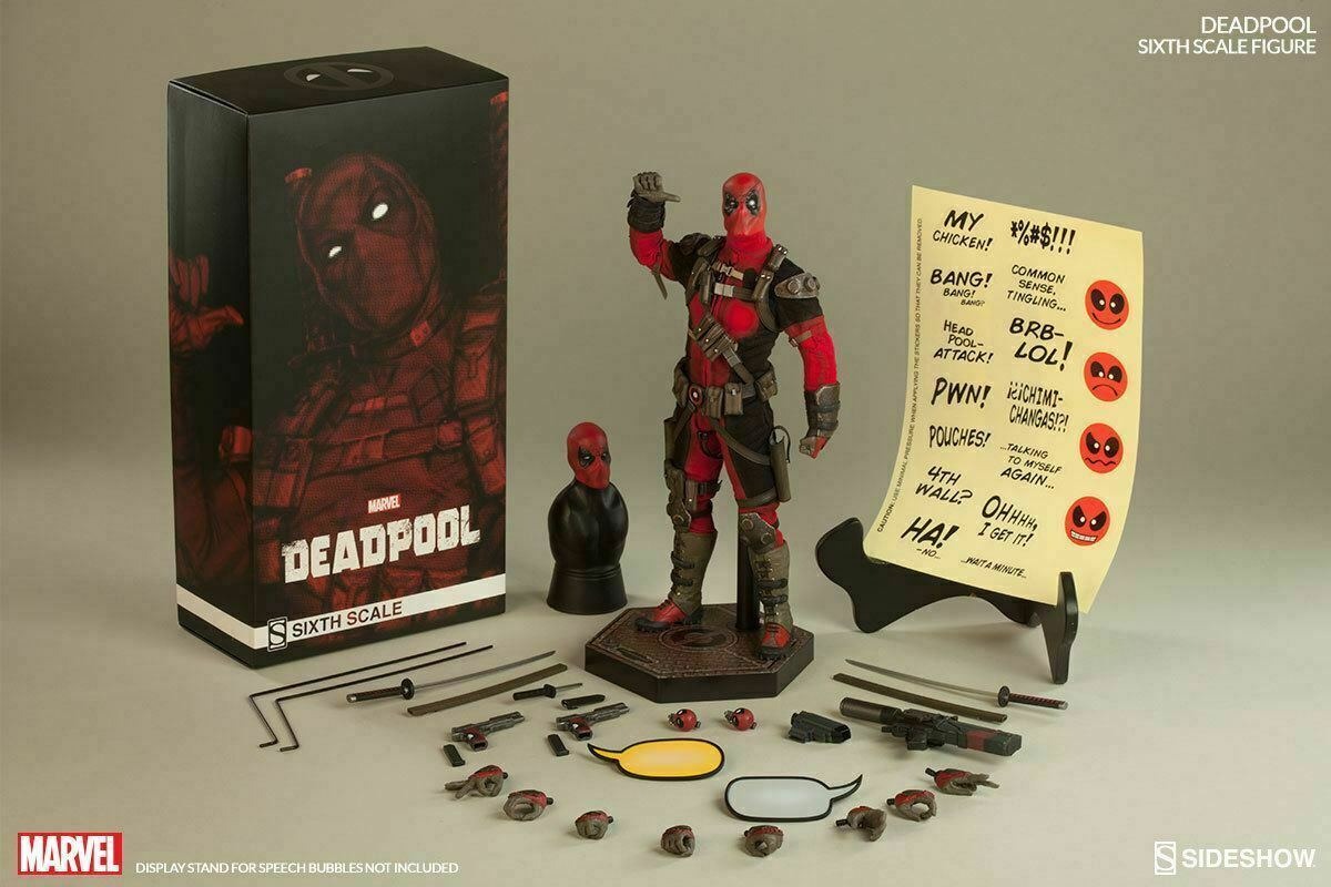 DEADPOOL SIXTH SCALE FIGURE MARVEL 1/6 Action Doll 12