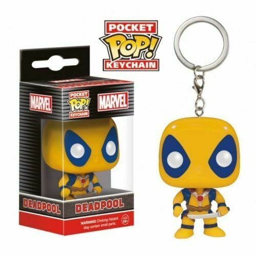 FUNKO POCKET POP! Keychain PORTACHIAVI Deadpool Yellow