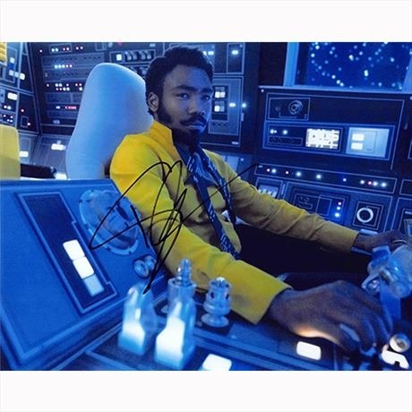 Autografo Donald Glover - Star Wars Solo Foto 20x25