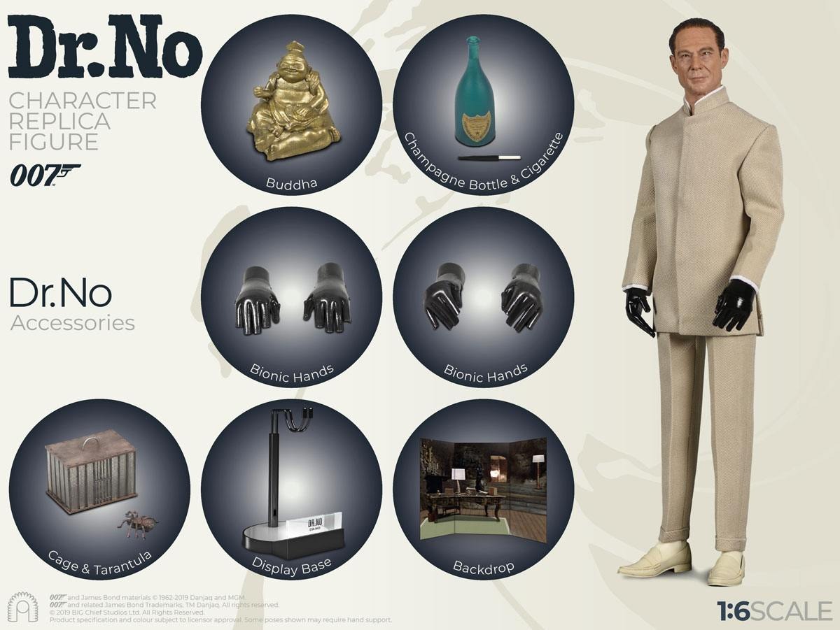 Dr. No Collector Figure Series Action Figure 1/6 Dr. No JAMES BOND 007 Limited Edition 30 cm