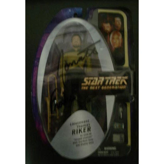 Action Figure Lieutenant Thomas Riker autografata da Jonathan Frakes