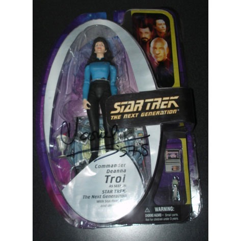 Action Figure Commander Deanna Troi autografata da Marina Sirtis