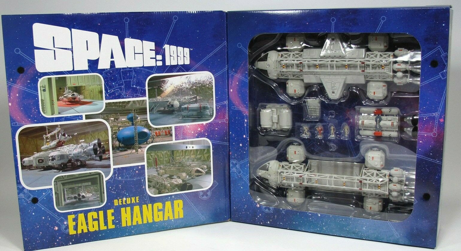 SPACE 1999 MOONBASE EAGLE HANGAR & DOUBLE EAGLE DIE CAST (Lim.1000) SIXTEEN 12