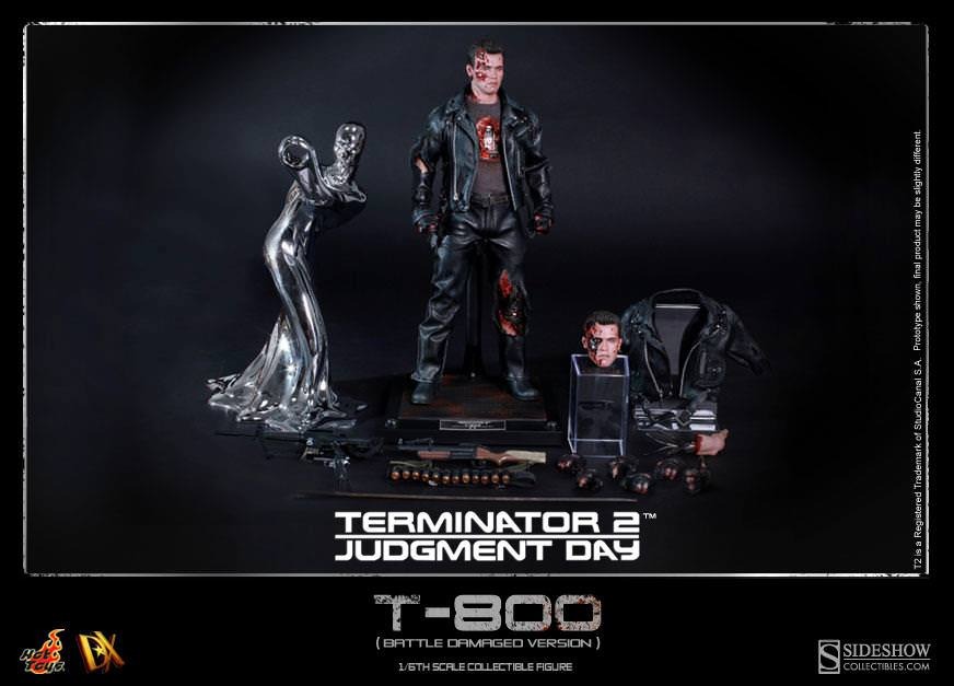 Hot Toys DX 13 Terminator 2 – T-800 Battle Damaged