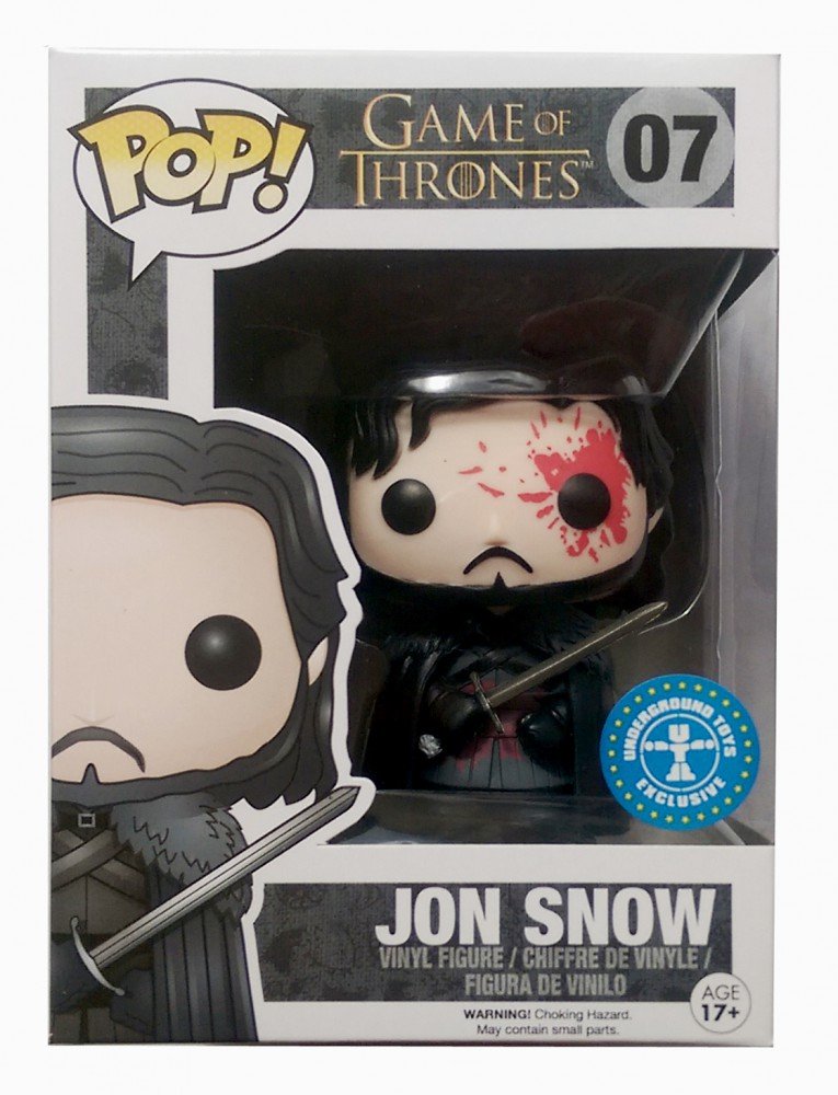 Funko Pop! Game of Thrones Jon Snow blod, #07 Exclusive 