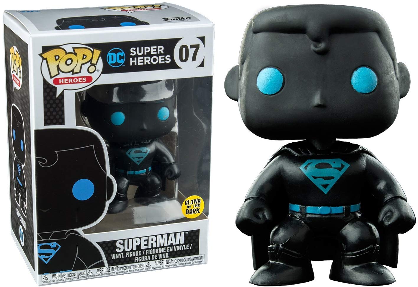 Funko Pop!  Dc Justice League: Superman Silhouette GITD #07