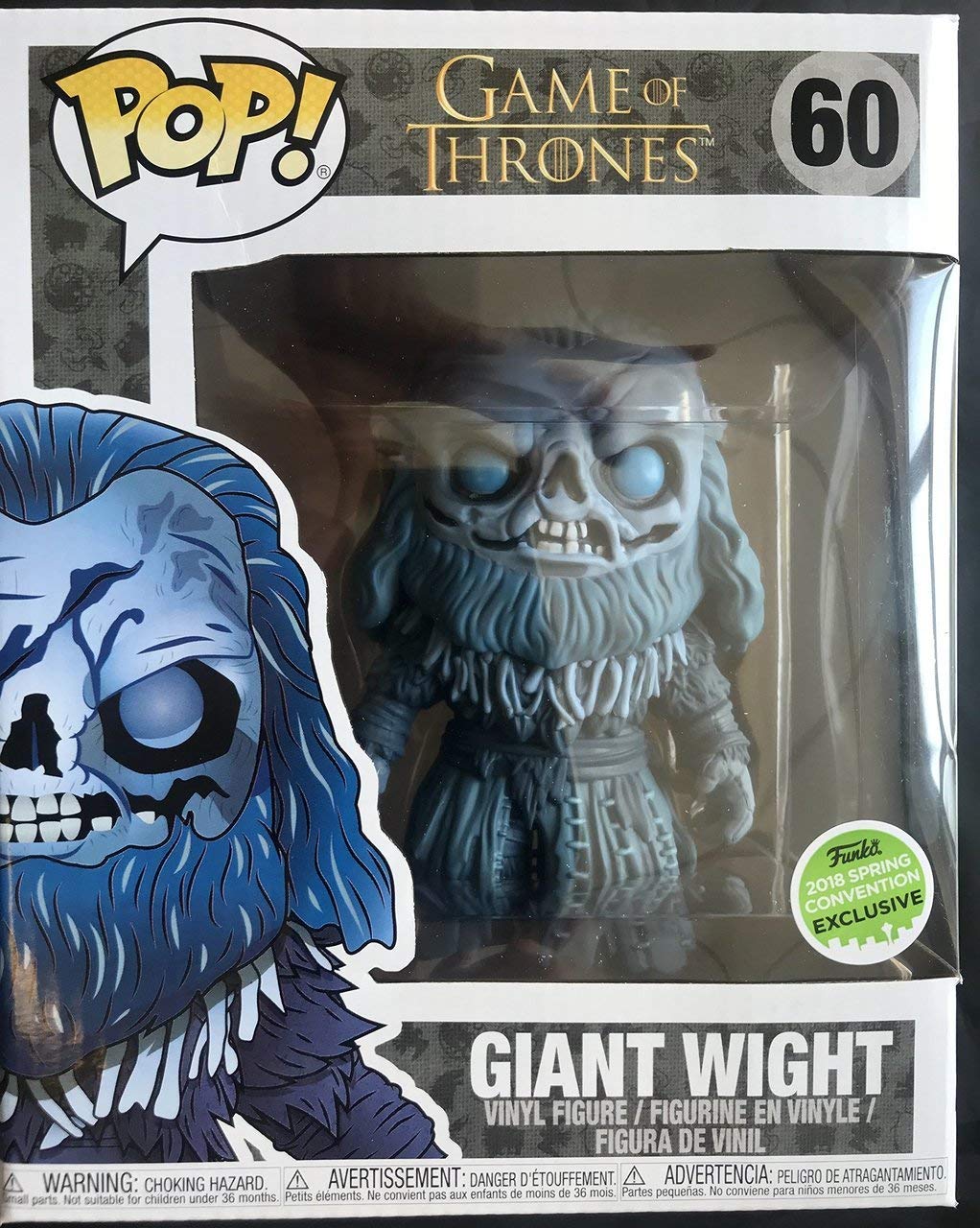 Funko Pop! Game of Thrones: Giant Wight #60 Exclusive 2018 Spring Convention