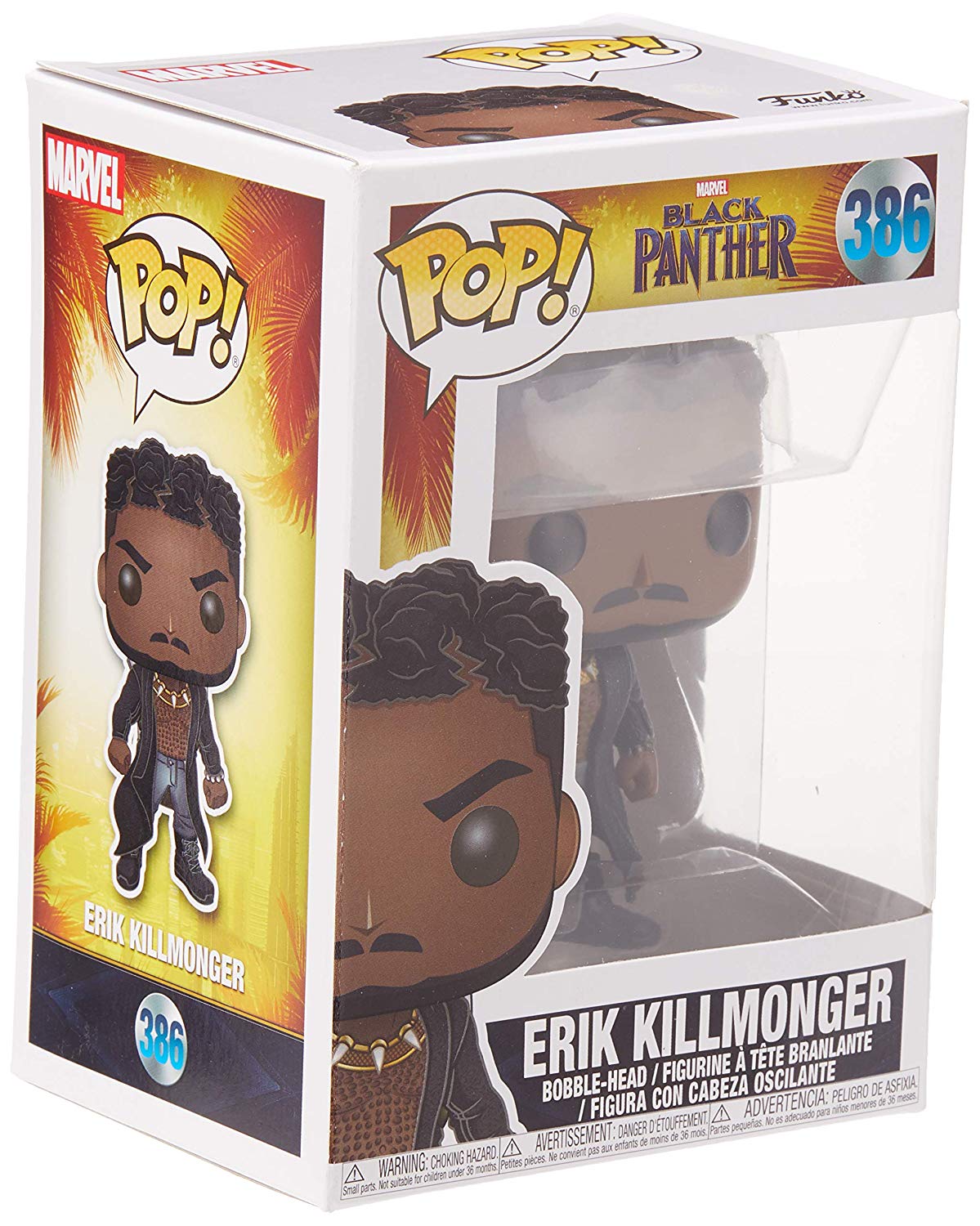 Funko Pop! Black Panther Killmonger w / Scars #386