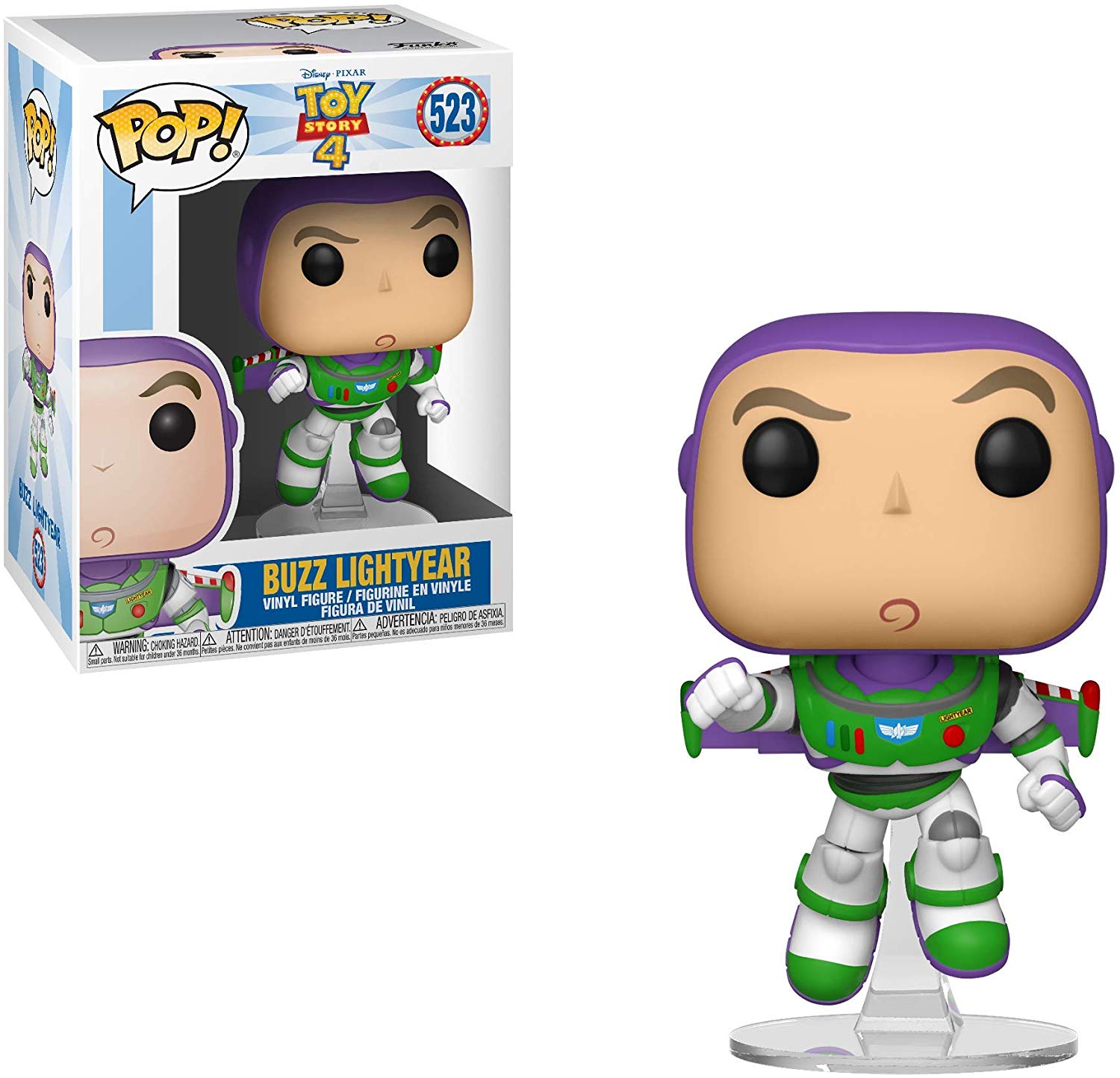 Funko Pop! Vinile: Disney: Toy Story 4: Buzz Lightyear