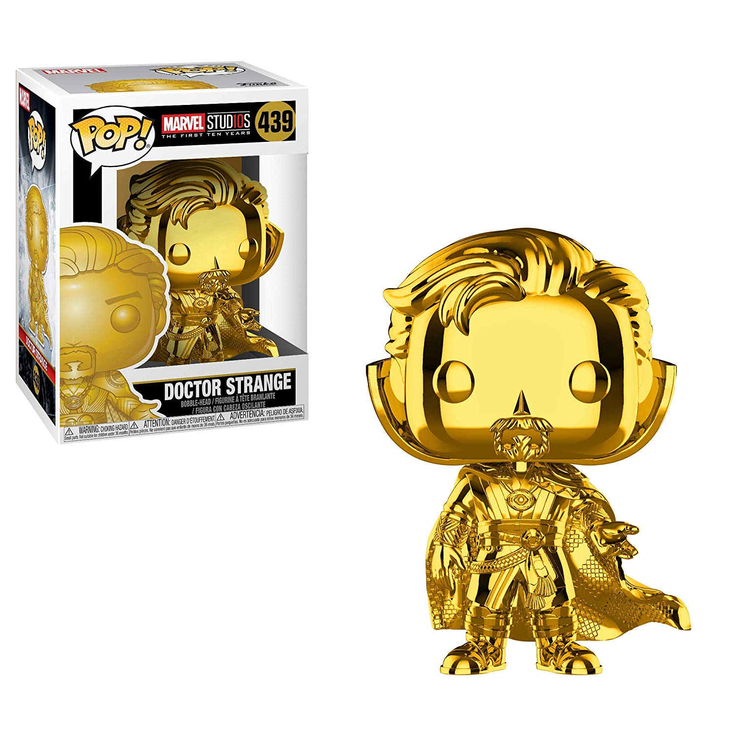 Funko Pop!  Marvel Studios 10: Doctor Strange (Chrome) exclusive