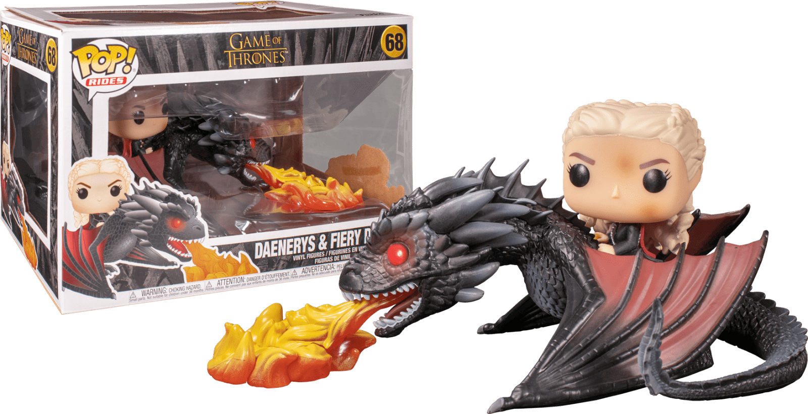 Funko Pop! Game of Thrones: Daenerys & Fiery Drogon #68