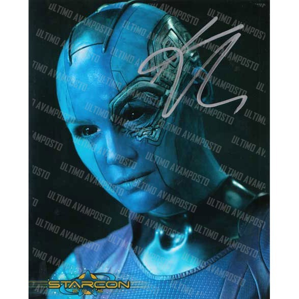 Autografo Karen Gillan Avanger  Foto 20x 25 