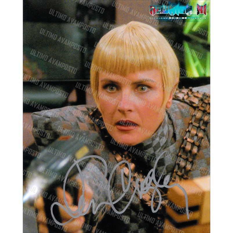 Autografo Denise Crosby 2 Star Trek Foto 20x25  ufficiale Reunion 2015