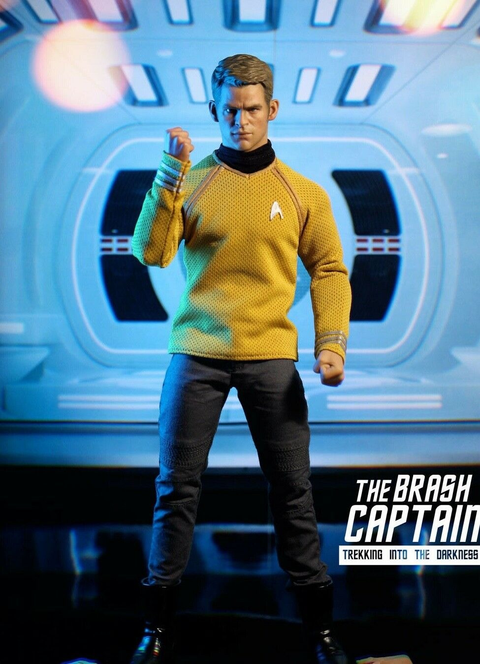 Iminime 1/6 scale figure Star Trek The Brash Captain, Kirk, Star Trek movie.