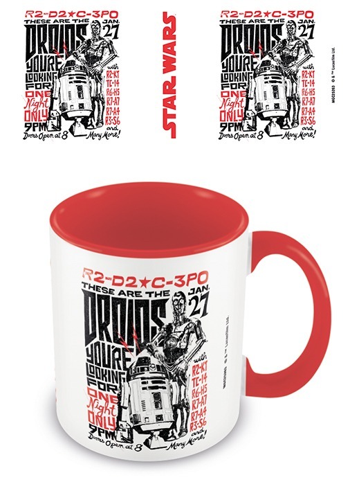 Tazza Star Wars (The Droids) Rosso