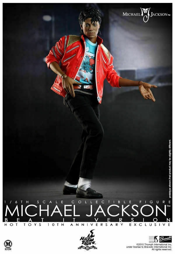 Hot Toys Michael Jackson Beat It Version 1/6 10th Anniversary L.EDITION 596/2000