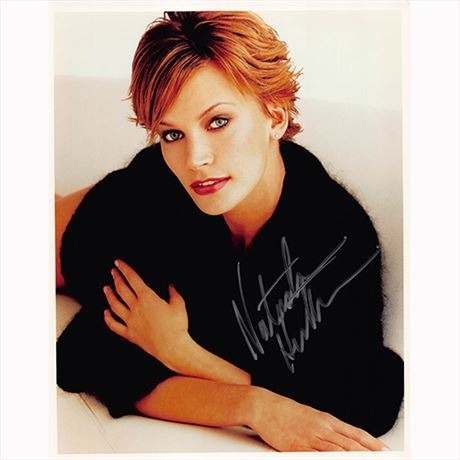 Autografo Natasha Henstridge Foto 20x25