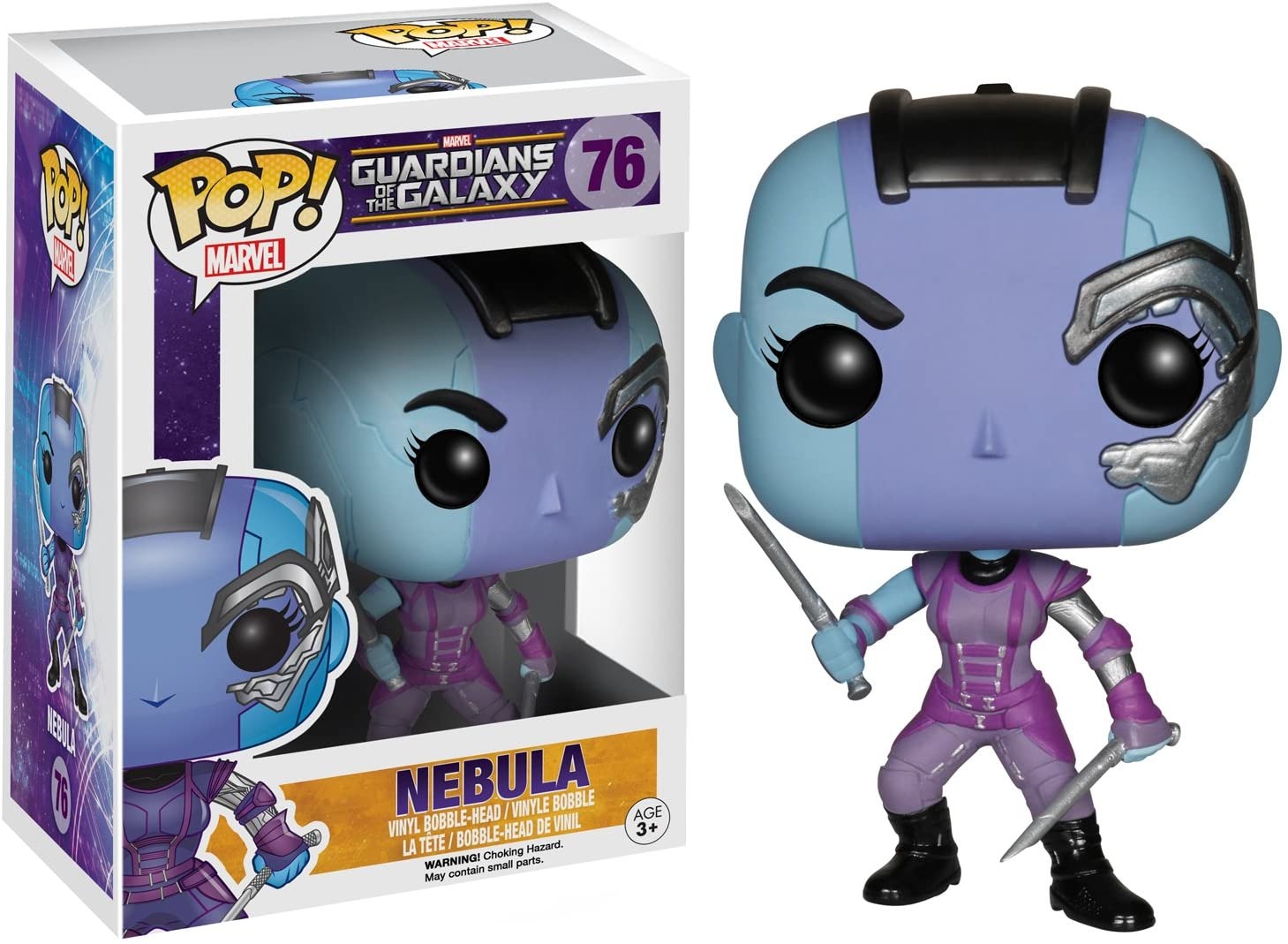 Nebula POP! Marvel #76, Marvel Guardians of the Galaxy – Bobble Head – con scatola autografata da Karen Gillan