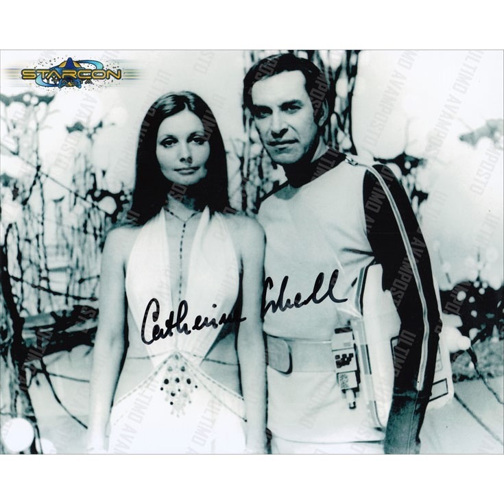 Autografo  Catherine Schell Space 1999 Foto 20x25