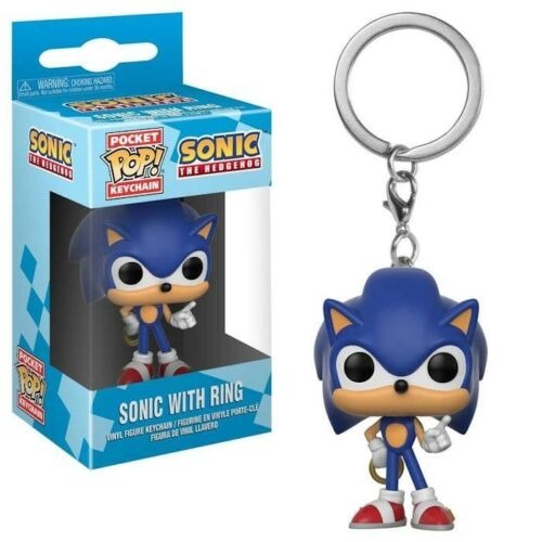 SONIC WITH RING POCKET POP! KEYCHAIN PORTACHIAVI