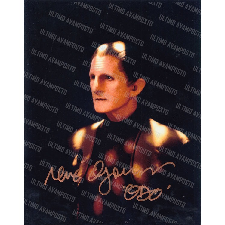 Autografo René Auberjonois 5 Star Trek DS9 Foto 20x25