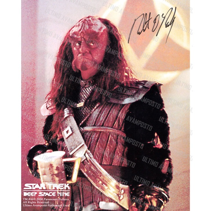 Autografo Robert O’Reilly Star Trek TNG Foto 20x25