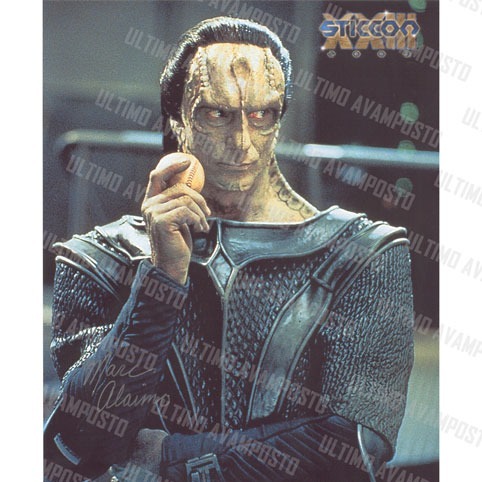 Autofrafo Marc Alaimo Star Trek DS9 Foto 20X25