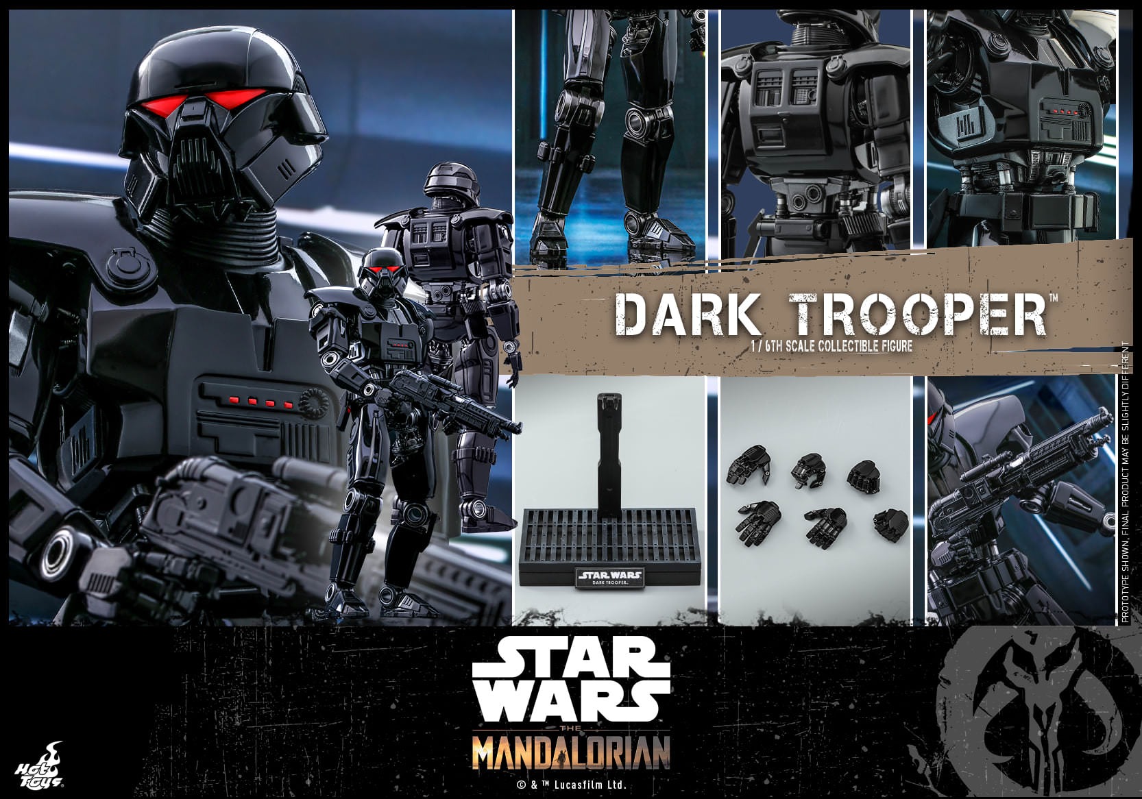  HOT TOYS TMS 032 THE MANDALORIAN - DARK TROOPER