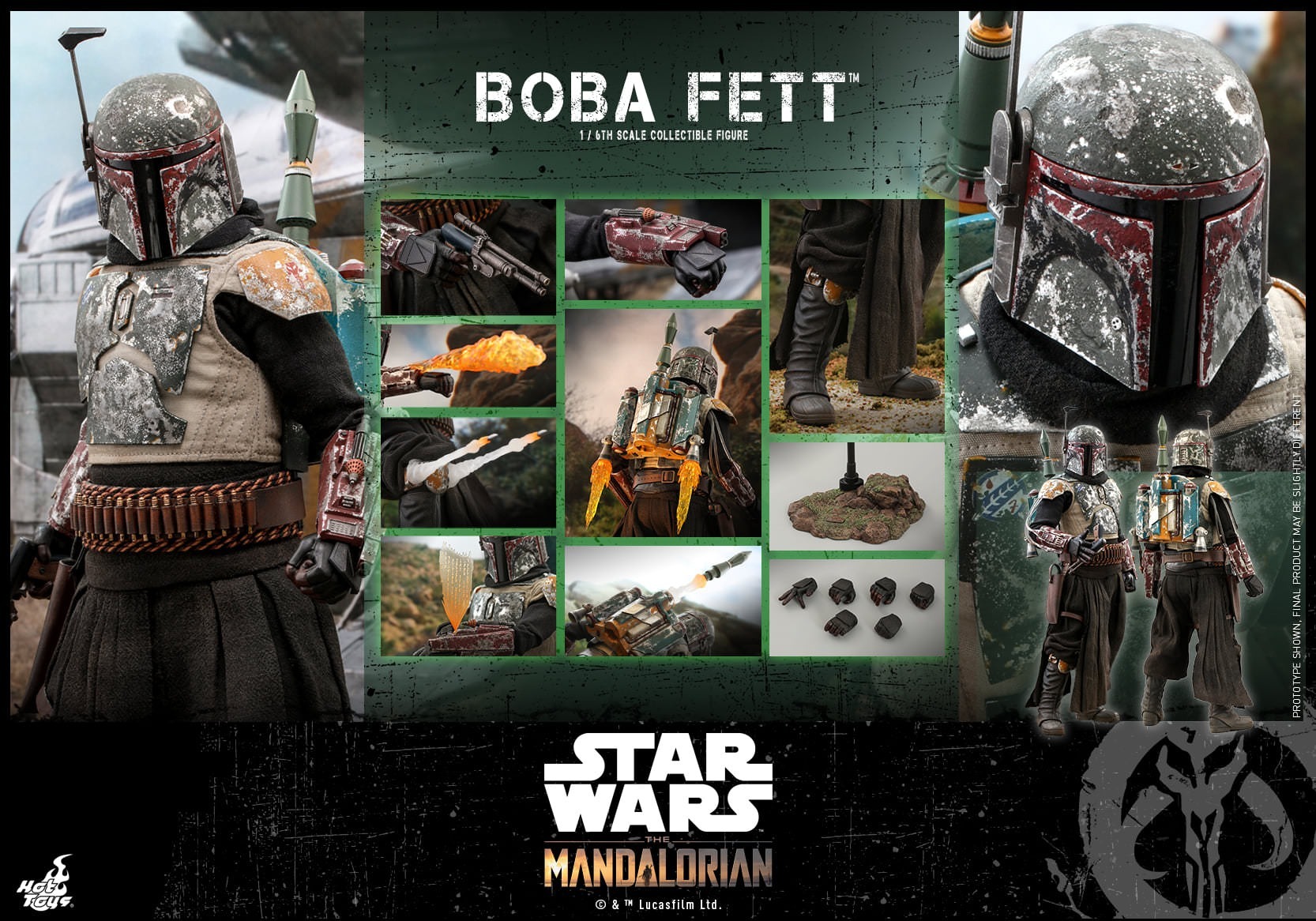 Hot Toys TMS 33  The Mandalorian – Boba Fett